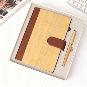 Wooden Eco-friendly Promotional Business Gift Set Customizable logo Corporate Gift Set for Giving Gifts in Corporate Events - Product Image 2