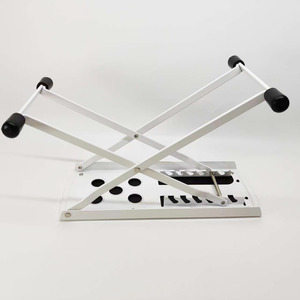 Reposapiés <span class=keywords><strong>para</strong></span> Guitarra, 6 Niveles Ajustables, Plegable, Metálico, Antideslizante, Portátil, <span class=keywords><strong>para</strong></span> Guitarra Clásica y Folk - Product Image 6