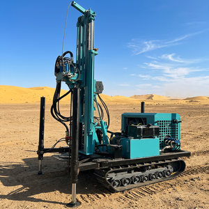 Drill <strong>Rig</strong> Deep Well With Mud Pump 300m Hydraulic Water Well Drilling Machine Crawler Air Compressor Durable for Sale - Product Image 1