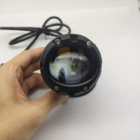 70W Haute Puissance Moto LED Phare Projecteur Lentille Double Couleur Projecteur Auxiliaire Lampe Lumière Jaune ATV Scooter Racer 12V