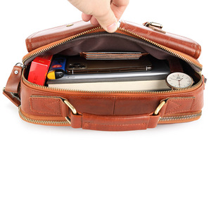 Bolso <span class=keywords><strong>de</strong></span> hombro para hombre, bandolera <span class=keywords><strong>de</strong></span> cuero para hombre, bolso <span class=keywords><strong>de</strong></span> mensajero <span class=keywords><strong>de</strong></span> viaje - Product Image 3