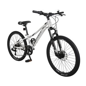 Bicicleta de Montaña ZUKKA de 24 Pulgadas con Cuadro de Aleación, 7 Velocidades y Freno de Disco Mecánico para Jóvenes de 9 a 12 Años - Product Image 1