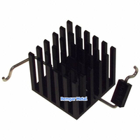 Dissipateur thermique en aluminium anodisé noir avec broches étainées pour soudure, compatible TO-220, TO-218, TO-247, TO-264