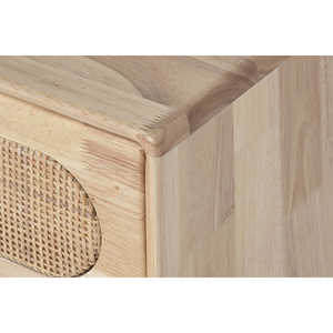 Natural Rubberwood <b>Rattan</b> <b>TV</b> <b>Unit</b> 120x30x48cm 19:70 Ratio - Product Image 3