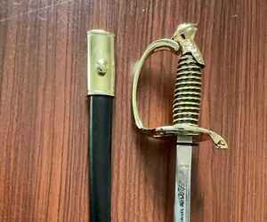 Épée maçonnique avec poignée en corne et fourreau blanc épée de cérémonie maçonnique <span class=keywords><strong>boussole</strong></span> carrée étui <span class=keywords><strong>gratuit</strong></span> Etsy - Product Image 1