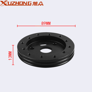 Bloc de rehausse de volant Xuzhong 0,5-1 pouce, 6 à 3 trous, en alliage d'aluminium pour la mise à niveau et la rénovation - Product Image 4