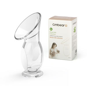 Collecteur de lait maternel manuel en silicone Syntone avec base d'aspiration, capacité de 90 ml, sans BPA, débit variable, pompe d'allaitement post-partum - Product Image 3