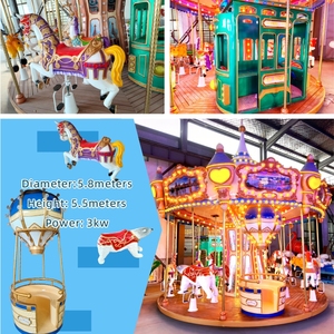 Manège pour enfants en fibre de verre pour parcs d'attractions et centres commerciaux, utilisation en extérieur - Product Image 3