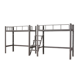 Cama litera Yu Min de doble capa con estructura de hierro de 4500*900*1880 con escalera integrada para dormitorio - Product Image 4
