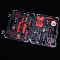 MAXPOWER-kit de herramientas de mano para mantenimiento del hogar, equipo de viaje al aire libre, con caja de transporte fácil