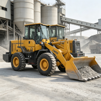 Chargeuse sur pneus durable de 16 tonnes et 220 CV, directement de l'usine, avec godet de 3,6 m³ pour la manutention de matériaux en vrac dans les cimenteries, chargeuse sur pneus