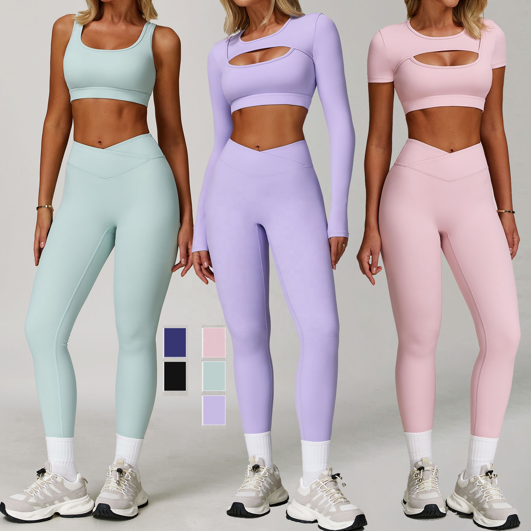 Kit 3 Calças Legging Legg Grossa Zero Transparência