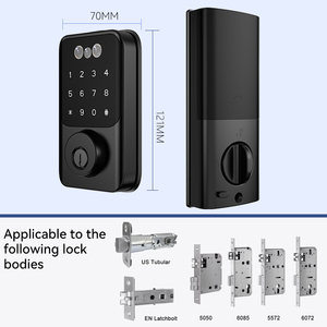 Kasman nguồn giá Chốt Cửa Khóa tuya ttlock sinh trắc học thông minh Ổ khóa cho cửa ra vào với thẻ và điện thoại di động truy cập - Product Image 5