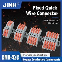 Bloc de jonction rapide à levier JINH, sans vis, à connexion rapide, connecteur de câble à enfoncer