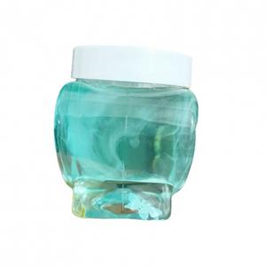 Slime cristallin en forme de cœur, chewing-gum, argile à modeler transparente, argile à modeler cristalline colorée, jouet pour enfants à un yuan. - Product Image 1