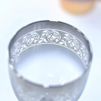 Verres à vin électroplaqués argentés en gros, gobelets gravés vintage, coupe de luxe pour mariage et fête, verres à vin rouge et blanc, verrerie à pied
