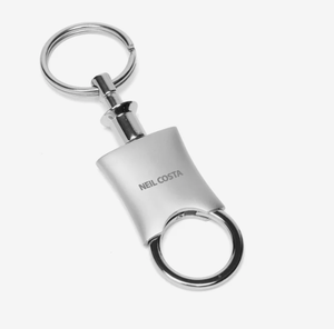 Porte-clés promotionnel détachable personnalisé avec logo, porte-clés <span class=keywords><strong>de</strong></span> voiture métallique séparable, vente <span class=keywords><strong>en</strong></span> gros - Product Image 1