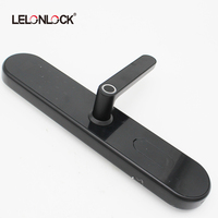 Serrure de porte intelligente et automatique, déverrouillage par empreinte digitale, identification rapide, noir mat