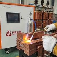 Machine à souder les barres omnibus en cuivre pour transformateurs, soudeuse HHO à usage industriel continu pour le brasage de fils émaillés de moteurs et de tubes en cuivre CVC