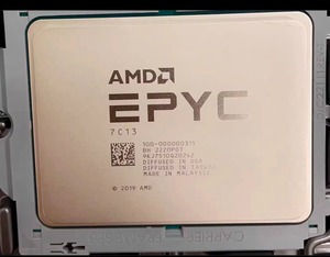 ซีพียู EPYC 7003 ซีรีส์ AMD EPYC 7C13 100-000000315 64 คอร์ 128 เธรด 2.45g โปรเซสเซอร์ซีพียู Epyc 7763 สำหรับเซิร์ฟเวอร์ - Product Image 1