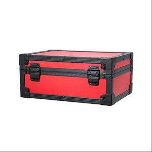 Custodia in alluminio personalizzata di migliore qualità <span class=keywords><strong>a</strong></span> prezzo più basso con profilo nero e pannello rosso - Product Image 2