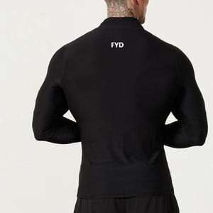 <span class=keywords><strong>T</strong></span>ùy Chỉnh Người Đàn Ông Của Dài Tay Áo Phòng <span class=keywords><strong>T</strong></span>ập Thể Dục Đào <span class=keywords><strong>T</strong></span>ạo Cổ Cao Nén Nửa <span class=keywords><strong>Zip</strong></span> Thể Thao <span class=keywords><strong>T</strong></span> Áo Sơ Mi <span class=keywords><strong>T</strong></span>ập Thể Dục Quần Áo Hoạ<span class=keywords><strong>t</strong></span> Động Hàng Đầu - Product Image 3