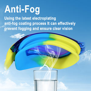 JSJM नई बच्चों तैराकी चश्मे पेशेवर उच्च-परिभाषा विरोधी कोहरे तैराकी चश्मे सेट स्विमिंग पूल - Product Image 5