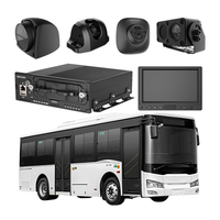 Plateforme de surveillance à distance pour caméra de bus, ensemble DVR mobile 1080P, surveillance MDVR 4G GPS