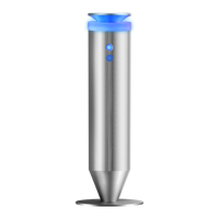 Diffuseur d'huiles parfumées électrique silencieux pour hall d'hôtel, couleur argent, machine à parfum intelligente OEM avec batterie rechargeable