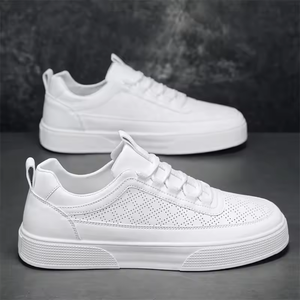 Zapatos Blancos de Alta Calidad para Hombre, Transpirables y Casuales, Antideslizantes, con Suela Gruesa, Zapatos Deportivos Cómodos para Hombre - Product Image 2