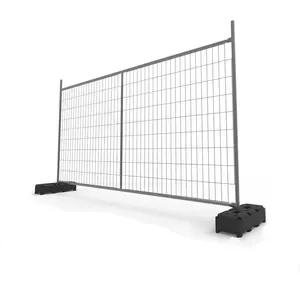 Sıcak satış 6 feet x10 ayaklar kullanılan inşaat açık hareketli sıcak daldırma galvanizli geçici çit paneli