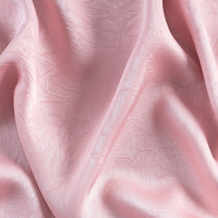 Tissu satiné brillant de qualité supérieure, 97% polyester, 3% élasthanne, imitant l'acétate, imprimé floral, pour robe et chemisier femme