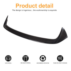 Aileron arrière en carbone pour Série 1 E87 2004-2011, style AC, aileron arrière en fibre de carbone E87 - Product Image 3
