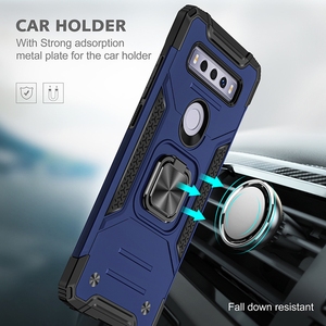 Guest Armor-funda de goma a prueba de golpes para TCL 10 <span class=keywords><strong>SE</strong></span>, Kickstand, para coche, 1L Plus - Product Image 3
