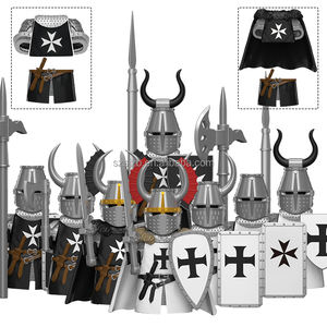 Chevaliers teutoniques Hospitalier Mini figurines soldats médiévaux bloc de construction jouets pour enfants en matériau ABS DT8901 - Product Image 1