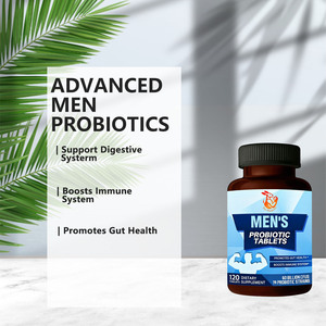Comprimés Probiotiques Premium pour Hommes 60 Milliards de UFC 14 Souches avec Prébiotiques pour le Soutien de la Santé Digestive et Immunitaire Intestinale - Product Image 6