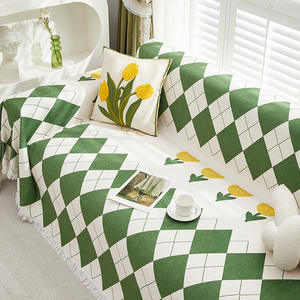 Housse de canapé anti-rayures Chenille de style frais Housses de coussin tout compris pour canapé sectionnel Caractéristique lavable - Product Image 2