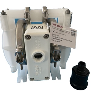 Pompe à diaphragme pneumatique Wilden P1 pour l'admission d'eau, sortie basse de 13 mm, connexion NPT, modèle P1/PPPPP/WFS/WF/KWF - Product Image 1