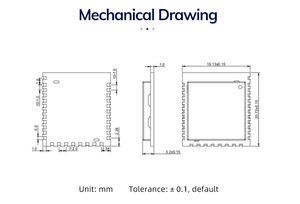 Transceptor inalámbrico LoRaWAN LoRa, excelente rendimiento, módulo de conectividad RF, compatible con GPIO24, transmisión 5KM - Product Image 6