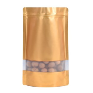Đầy Màu Sắc Bao Bì Nhôm Foil Đóng Gói Rose Gold Ziplock Pouch Mylar Túi Với Cửa Sổ Rõ Ràng - Product Image 3
