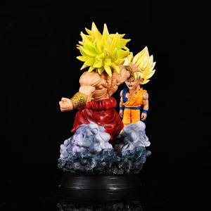 2024 impression <span class=keywords><strong>3D</strong></span> personnalisée fils goku anime figure <span class=keywords><strong>DBZ</strong></span> Manga Figure père et fils Diorama résine Art décoration de la maison Broli Anime - Product Image 4