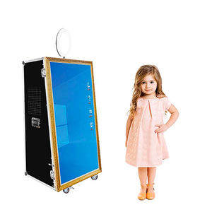 Cabine photo miroir magique détachable PT Pop Cover Dongyue 15.6 avec cadre DSLR, système WB-02, technologie Yuanda, machine pliable à main - Product Image 1