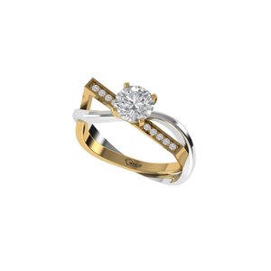 Authentic Round Cut Lab Grown <b>Diamond</b> <b>Ring</b> 925 Silver 9kt, 14kt, 18kt Gold <b>Rings</b> for Women's Jewelry Making Engagement <b>Rings</b> - Product Image 3