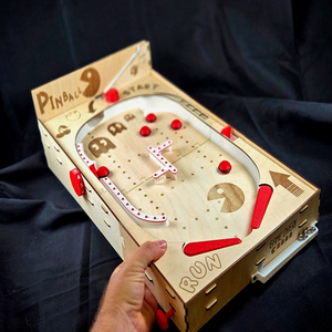 Accessori per Stampante 3D Pinball-ZE005 in Legno da Scrivania Taglio/Incisione Laser e Stampa 3D Made in USA - Product Image 4