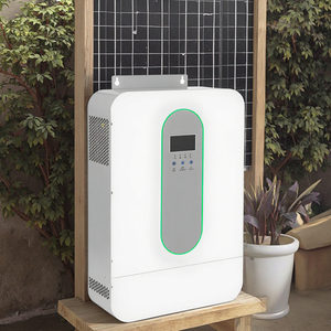 Onduleur solaire hybride <span class=keywords><strong>3KVA</strong></span> 3000W 24V Onde sinusoïdale pure Monophasé Système d'énergie solaire domestique Contrôleur 6KW Onduleur MPPT hors réseau - Product Image 1