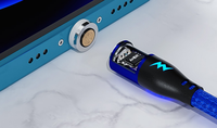 Cable Magnético USB 3 en 1 de MS Wholesale, Carga Rápida de 2.4A, Rotación de 360 Grados, Cable de Carga Magnético de Datos