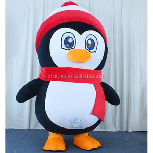 Disfraces <span class=keywords><strong>de</strong></span> Mascota <span class=keywords><strong>de</strong></span> pingüinos inflables para adultos <span class=keywords><strong>de</strong></span> 2,6 m <span class=keywords><strong>de</strong></span> altura, disfraces <span class=keywords><strong>de</strong></span> dibujos animados <span class=keywords><strong>de</strong></span> pingüinos para caminar portátiles - Product Image 2