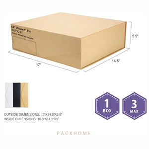 Custom Printed logo Flat Pack <strong>Packaging</strong> <strong>Box</strong> Wholesale Magnetic Gift Boxes - Product Image 2