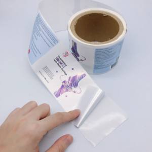 Etichette Personalizzate per Flaconi di Collirio, Adesivi in Vinile Impermeabili Ecologici, Resistenti ai Raggi UV, Fustellati per Vitamine - Product Image 1