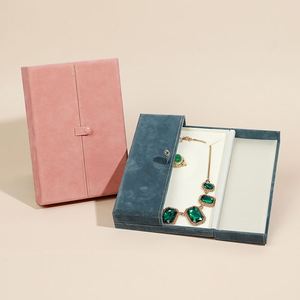 Colgador de collar de microfibra para exhibición de Joyas Embalaje abierto doble transparente - Product Image 3